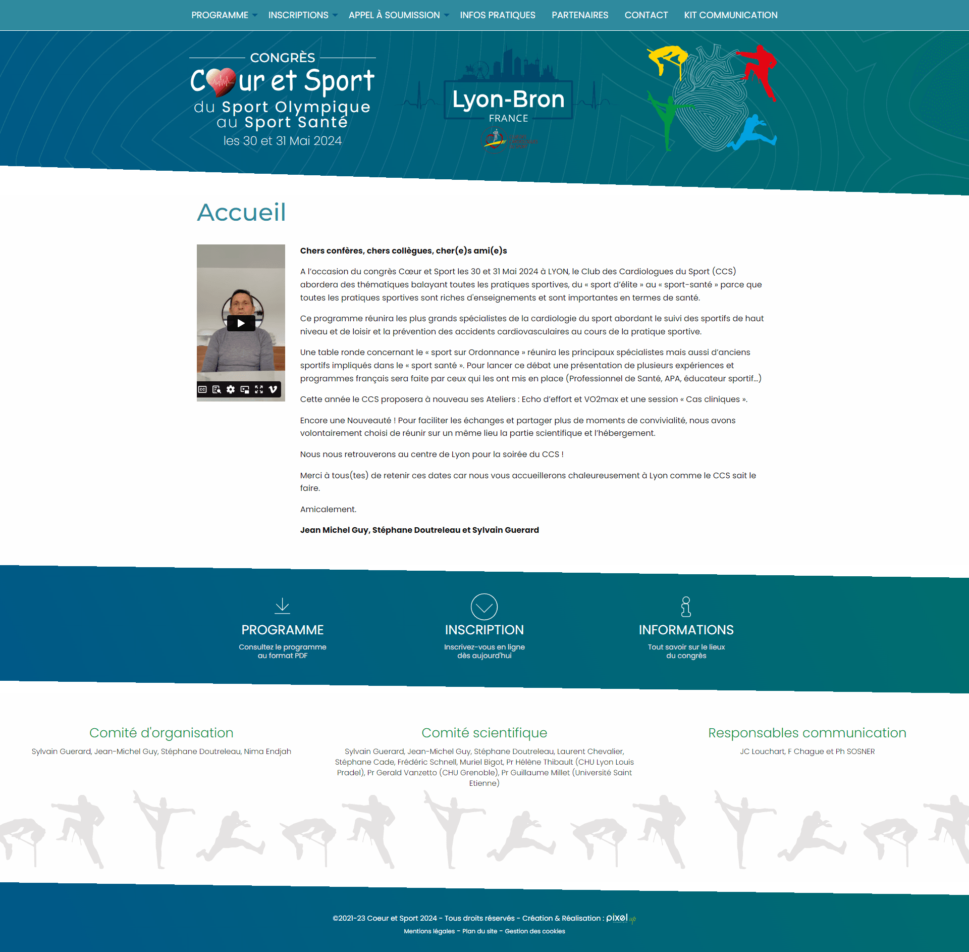 CONGRÈS Coeur et Sport 2022 du Sport Olympique au Sport Santé