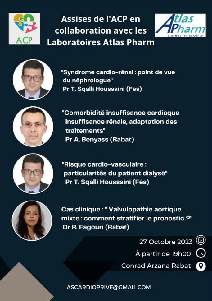 Assises de l'ACP en collaboration avec les laboratoires Atlas Pharm